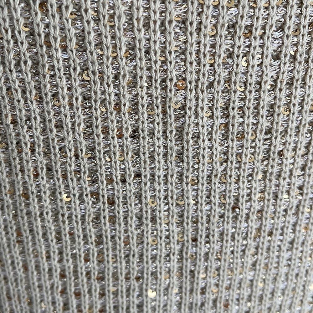 St. John gold sleeveless sheath dress with sequin accents - NWT - 6 - Picture 3 of 11